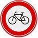 Semn de circulatie interzis pentru biciclete